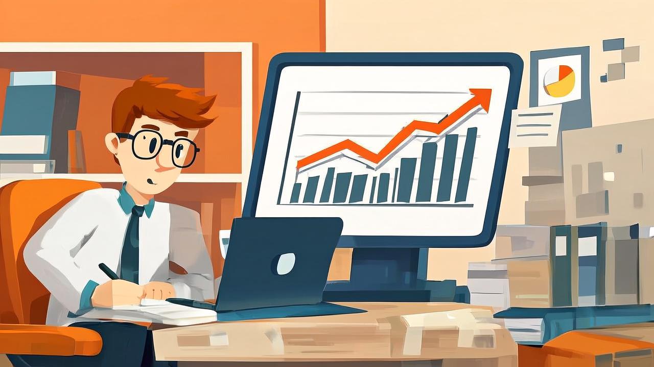 Pessoa estudando finanças